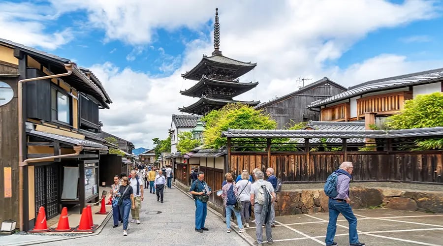 Tokyo Osaka and Kyoto